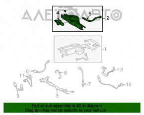 Supapa solenoidă de purjare a vaporilor de combustibil pentru Lexus RX400h 06-09