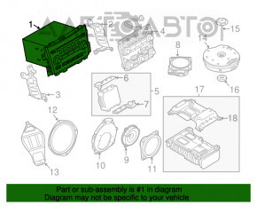 Magnetofon radio Nissan Pathfinder 13-20