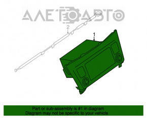 Monitor, display, navigație Nissan Rogue 14-16 SL SV