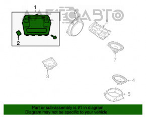 Magnetofon radio Nissan Maxima A36 16-