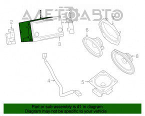 Sistem audio Nissan Sentra 13-19 cu radio, monitor, navigație și ecran tactil