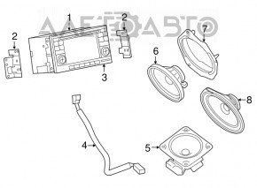 Sistem audio Nissan Sentra 13-19 cu radio, monitor, navigație și ecran tactil