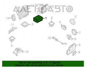 Магнитофон радио Nissan Pathfinder 13-20 Panasonic