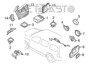 AMPLIFIER CONTROL AIR CONDITIONER Infiniti JX35 QX60 13-