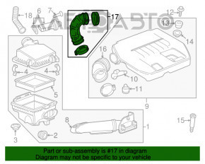 Воздуховод Chevrolet Volt 11-15