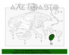 Capacul farului Nissan Rogue 14-20