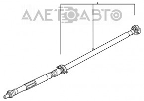 Arborele cardanic pentru BMW X1 F48 16-22 AWD