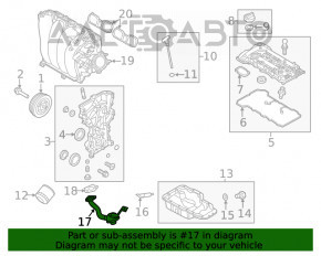 Receptor de ulei Hyundai Tucson 16