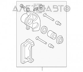 Suport dreapta față Subaru Outback 10-14