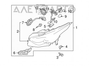 Lampa xenon Infiniti FX35 FX45 03-08 noua neoriginala OSRAM