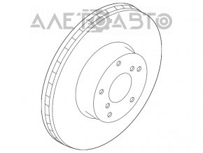 Disc frana fata dreapta Subaru Outback 20 - nou original OEM