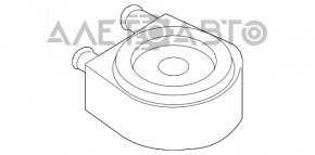 Охладитель масляный ДВС Hyundai Sonata 15-18 2.4 OEM