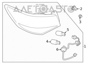 Lampa exterioară aripă dreapta Nissan Sentra 20-