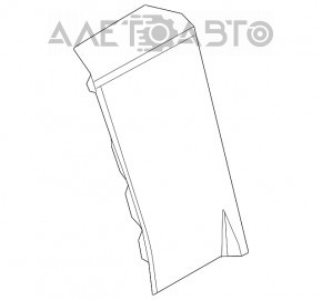 Capacul farului exterior aripa dreapta Nissan Rogue 21-23