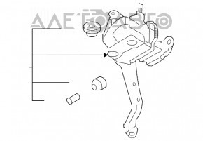 Suport ABS pentru Subaru Outback 20- 2.5