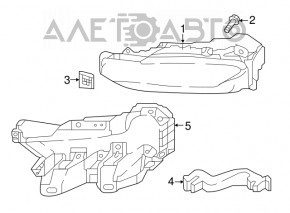 Suport far dreapta Infiniti QX30 17-