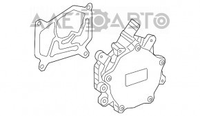 Вакуумный насос Mercedes CLA 250 14-19 2.0T новый OEM оригинал