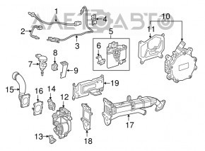 Вакуумный насос Mercedes CLA 250 14-19 2.0T