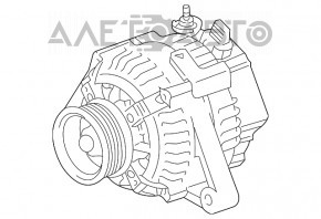 Generatorul Lexus RX350 04-06 este blocat.