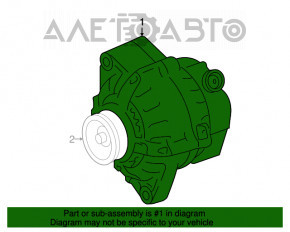 Generatorul Lexus RX350 10-15