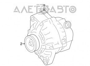 Generatorul Lexus RX350 10-15