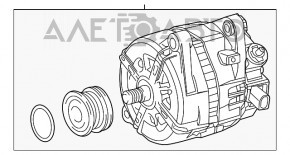 Generatorul Lexus RX350 16-22