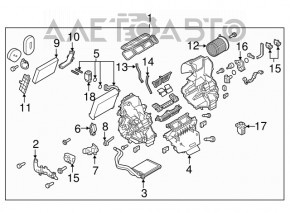 Radiatoarele de încălzire pentru Nissan Rogue 14-20