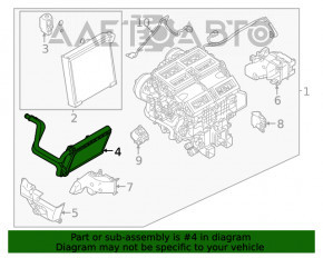 Радиатор отопителя печки Nissan Rogue 21 us built