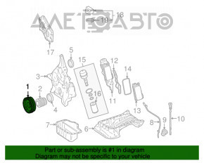 Polea arborelui cotit Mercedes W221 S500 S550 M273 5.5