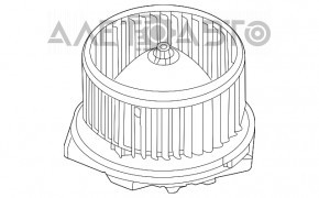 Motorul ventilatorului de încălzire Nissan Rogue 21-23