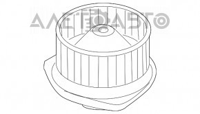 Мотор печки Infiniti G25 G35 G37 4d 06-14