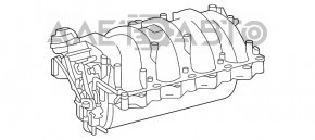 Коллектор впускной Mercedes W211 E550