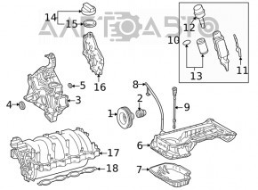 Коллектор впускной Mercedes W211 E550