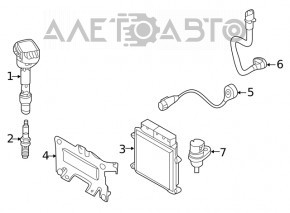 Катушка зажигания Kia Forte 4d 17-18 рест 2.0