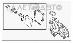 Arzător complet Infiniti JX35 QX60 13-