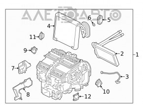 Актуатор моторчик привод печки вентиляция Nissan Sentra 20-