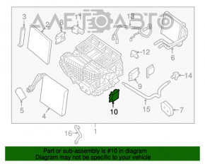 Actuatorul motorului care acționează încălzirea șoferului în josul Nissan Murano z52 15-