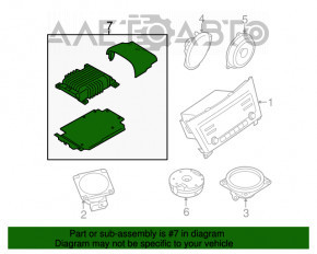 Amplificator Nissan Rogue 14-16 Bose