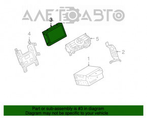 Monitor, display, navigație Infiniti G25 G37 4d 12-13