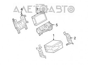 Monitor, display, navigație Infiniti G25 G37 4d 06-14