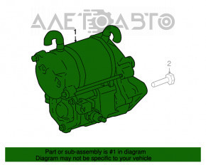 Стартер Toyota Sienna 04-10 3.5 на запчасти, клин