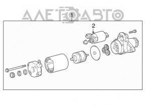 Pornire Toyota Camry v55 15-17 2.5, 3.5 SUA, benzina, cipul este defect.