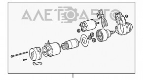 Starter Lexus LS460 07-12 nou original OEM