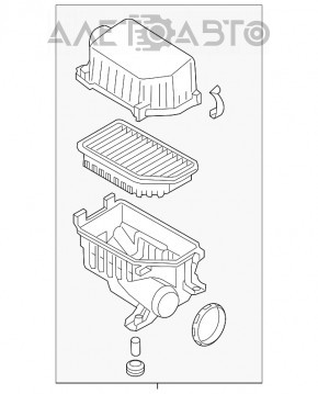 Корпус воздушного фильтра Hyundai Veloster 12-17