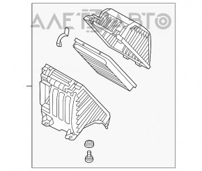 Corpul filtrului de aer Hyundai Santa FE Sport 13-18 2.0T