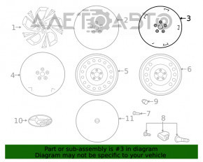 Комплект дисков R17 4шт Subaru Outback 20-