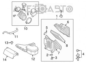 Фильтр воздушный Hyundai Santa FE Sport 13-18 2.4