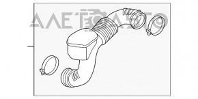 Воздуховод на коллектор Hyundai Santa FE Sport 17-18 2.4