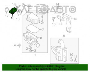 Воздуховод Hyundai Veloster 12-17