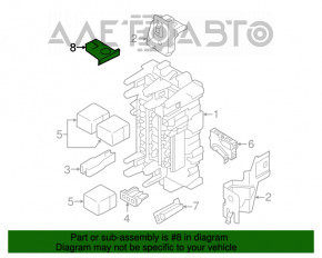 Modulul de control al unității de difuzoare Nissan Leaf 11-17